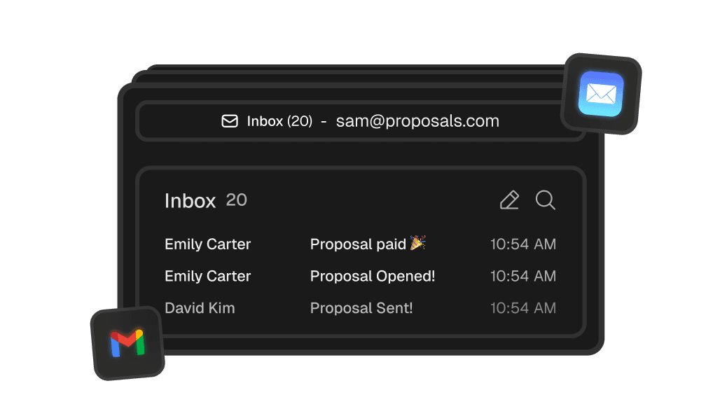Status tracking & notifications